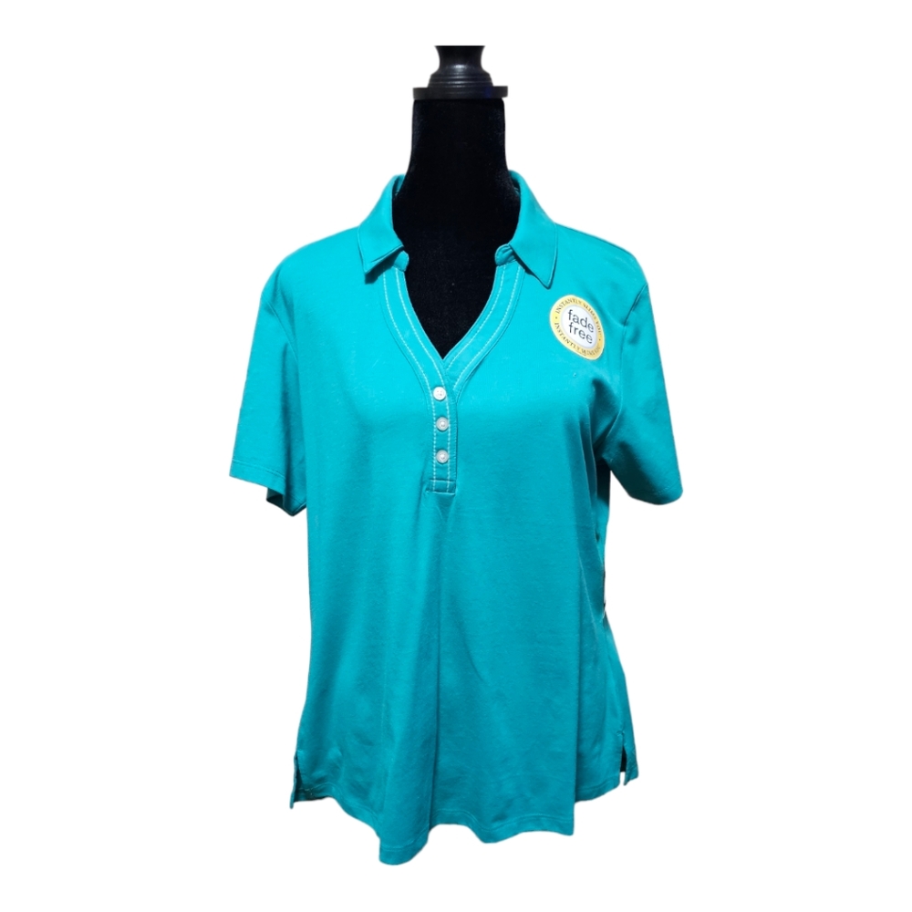 RIDERS by LEE Women's Slimming Silhouette Teal L
